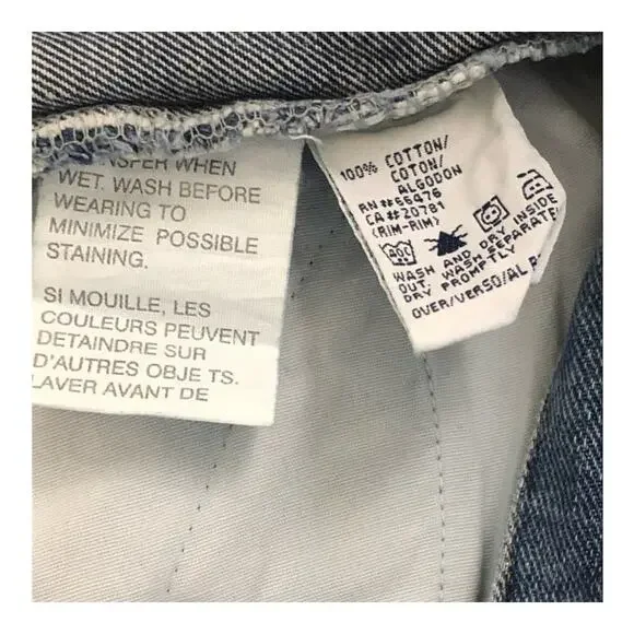 Tommy Hilfiger Vintage High-Waist Capri Mom Jeans Size 10 – Split Seam Retro - Picture 13 of 16